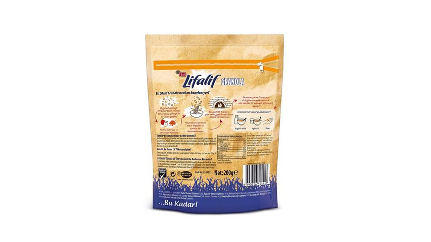 Eti Lifalif 4 Tahıllı Granola 200 g