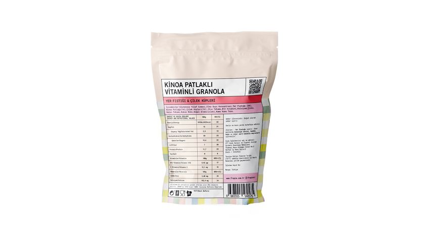 Fropie Peanut & Strawberry Cubes Granola 240 g
