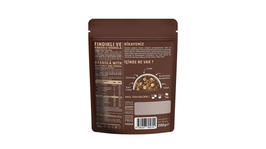 Fellas Fındık & Kakao Granola 200 g