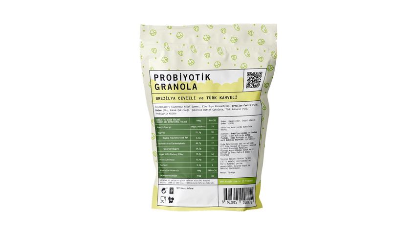 Fropie Brezilya Cevizli & Türk Kahveli Probiyotik Granola 200 g