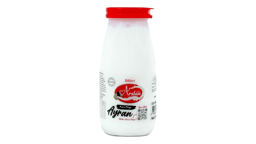 Arslan Kara Maya Doğal Ayran Cam Şişe 245 ml