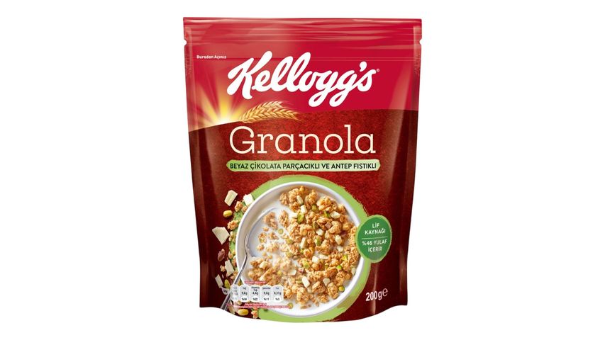 Kellogg's Pistachio & White Chocolate Granola 200 g