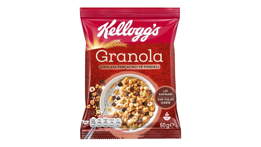 Kellogg's Chocolate Chip and Hazelnut Granola 60 g
