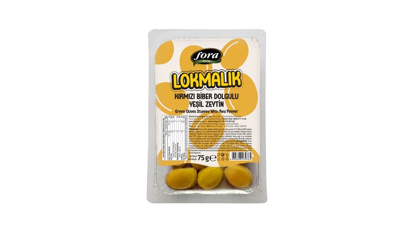 Fora Biberli Yeşil Zeytin 75 g