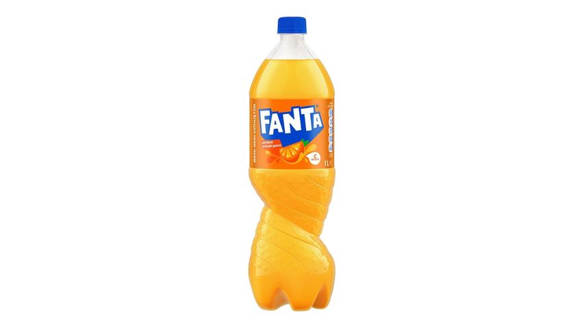 Fanta Orange Flavored Soda 1 L