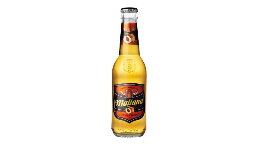 Maltana Şeftali Aromalı Malt İçeceği Cam Şişe 250 ml