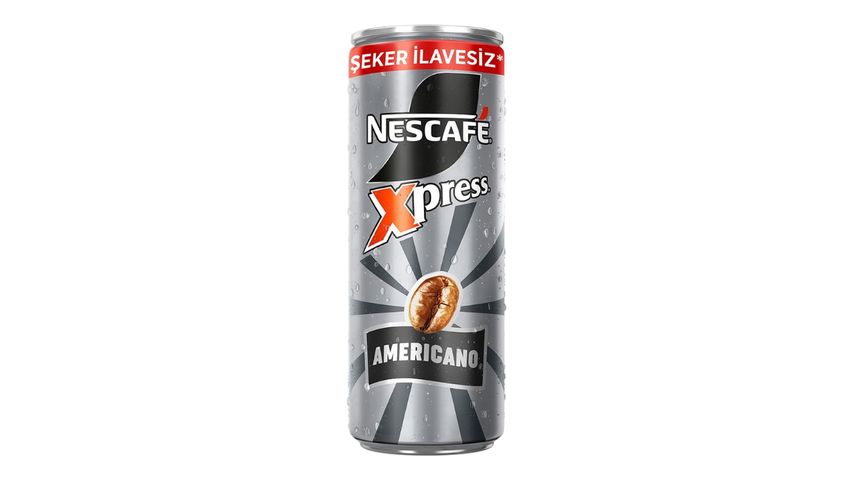 Nescafe Xpress Americano Şeker İlavesiz Soğuk Kahve 250 ml