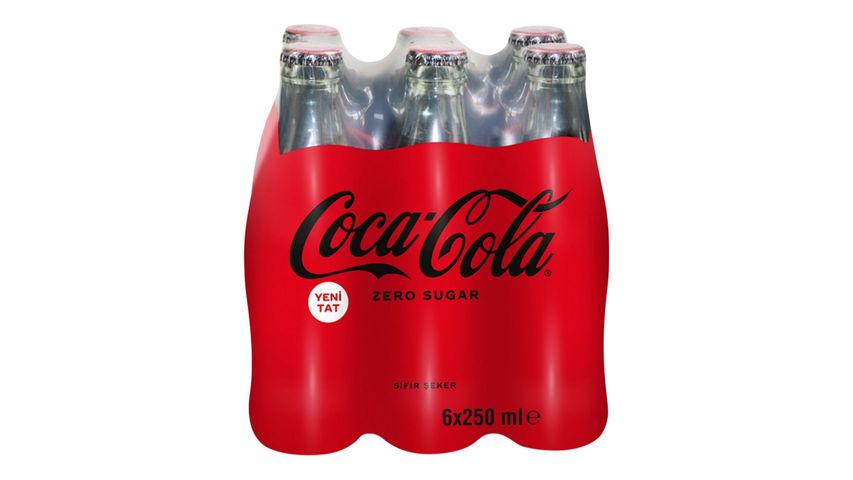 Coca-Cola Zero Sugar Bottle 6 x 250 ml