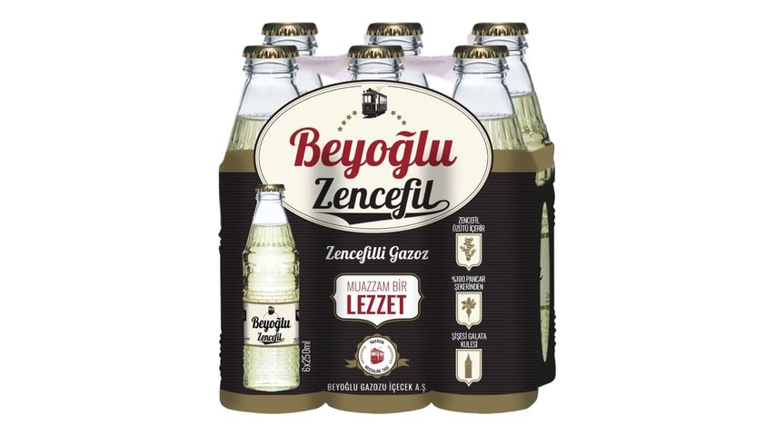 Beyoğlu Zencefilli Gazoz 6 x 250 ml