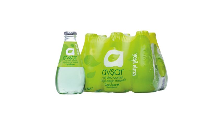 Avşar C Plus Yeşil Elma Aromalı Maden Suyu 6 x 200 ml