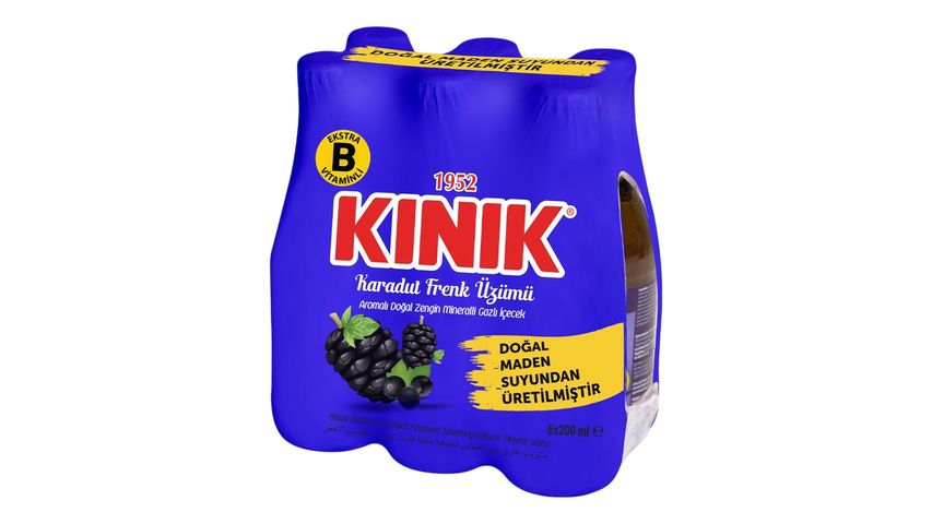 Kınık Karadut & Frenk Üzümü Maden Suyu 6 x 200 ml