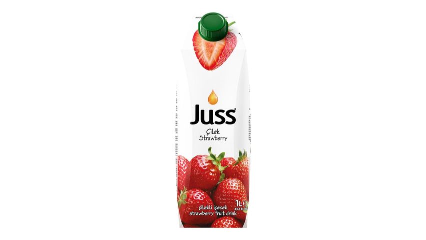 Juss Çilek Aromalı Meyve Suyu 1 L