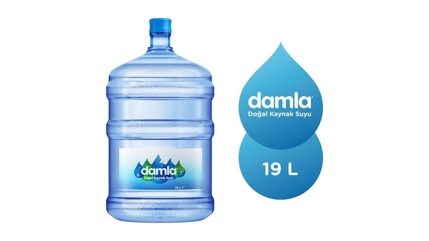Damla İadesiz Damacana Su 19 L