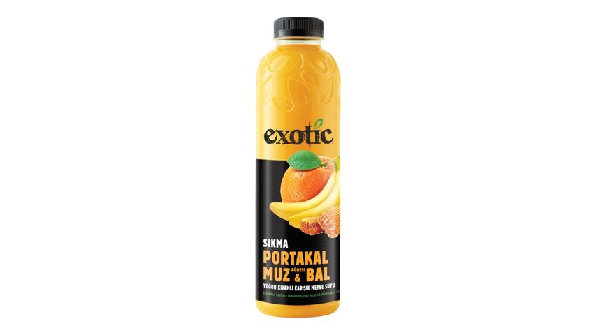 Exotic Portakal Muz Bal Karışık Meyve Suyu 750 ml