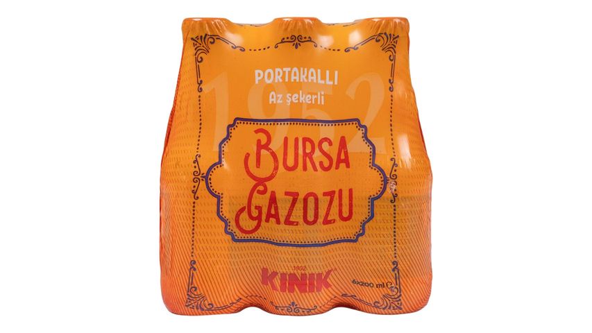 Kınık Portakallı Bursa Gazozu 6 x 200 ml