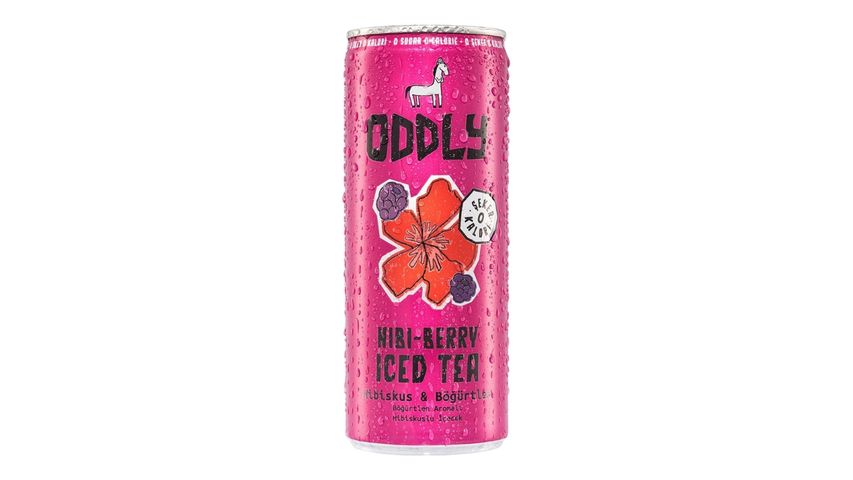 Oddly Hibiscus & Blackberry Flavored Iced Tea 250 ml