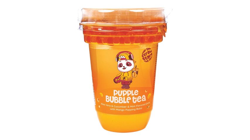 Pupple Aleo Vera & Salatalık & Nane Aromalı Bubble Tea 400 ml
