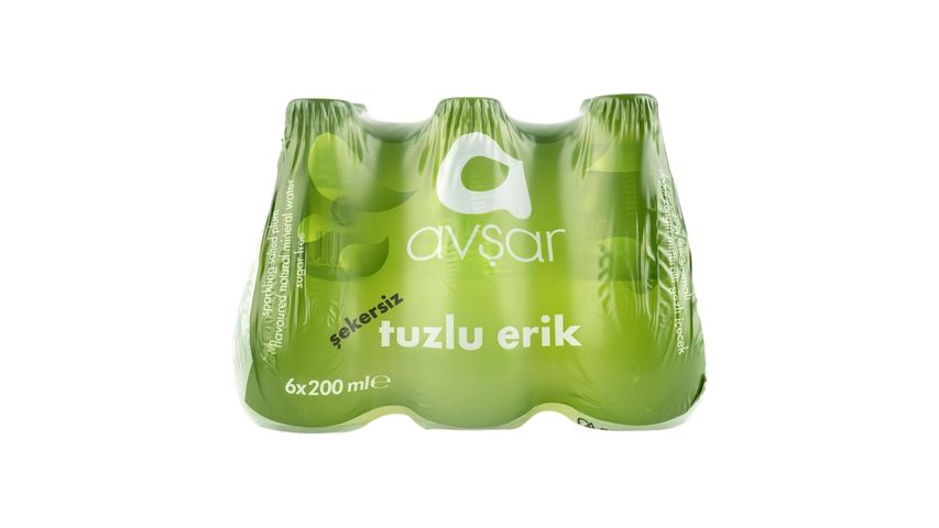 Avşar Tuzlu Erik Aromalı Maden Suyu 6 x 200 ml