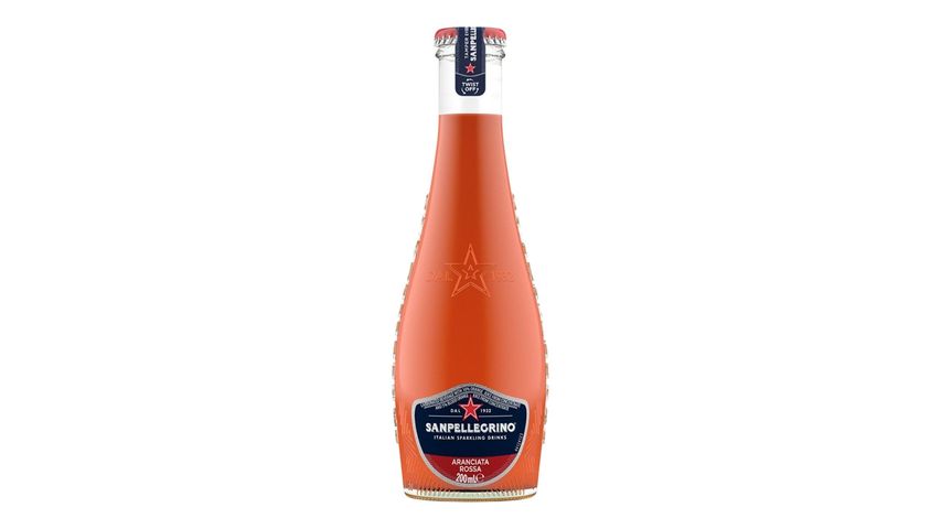 San Pellegrino Aranciata Rossa Blood Orange Flavored Sparkling Water 200 ml