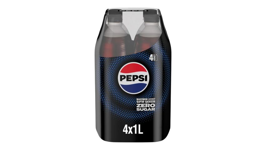 Pepsi Zero Sugar Kola Pet 4 x 1 L