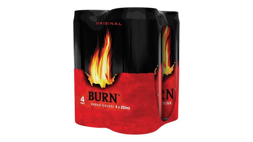 Burn Energy Drink Can 4 x 250 ml