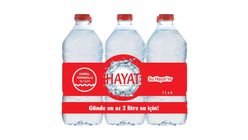 Hayat Doğal Mineralli Su 6 x 1 L