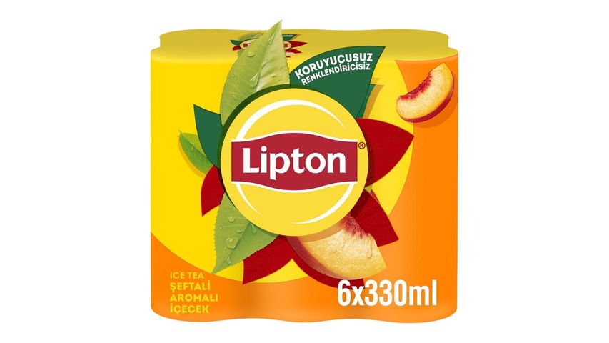 Lipton Ice Tea Şeftali Kutu 6 x 330 ml