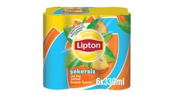 Lipton Ice Tea Şeftali Şekersiz Kutu 6 x 330 ml