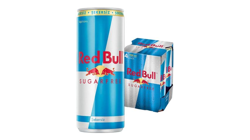 Red Bull Enerji İçeceği Şekersiz 4 x 250 ml