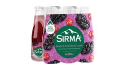 Sırma Blackberry & Redcurrant Flavored Natural Mineral Water with Vitamin B 6 x 200 ml