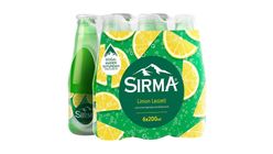 Sırma Natural Sparkling Water with Vitamin C, Lemon Flavored 6 x 200 ml