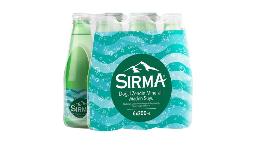 Sırma Natural Rich Mineral Mineral Water 6 x 200 ml