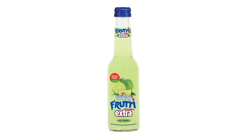 Uludağ Frutti Extra Yeşil Limon Aromalı Maden Suyu 250 ml