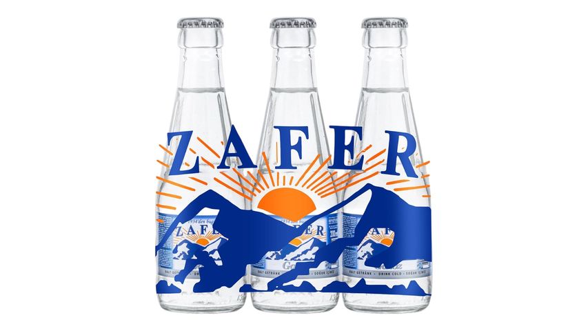 Zafer Glass Bottle Gazoz 6 x 200 ml