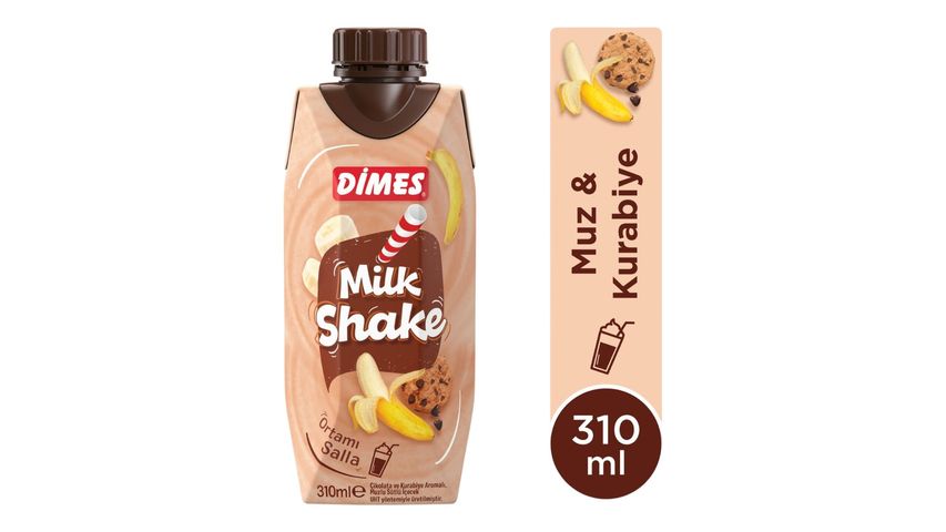Dimes Muzlu Kurabiyeli Milkshake 310 ml