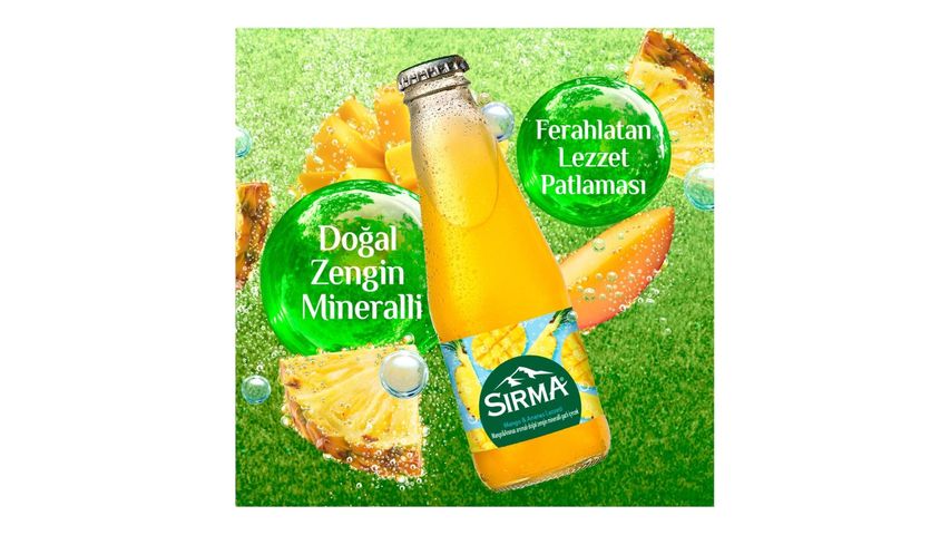 Sırma C+ Mango & Ananas Maden Suyu 6x200 ml