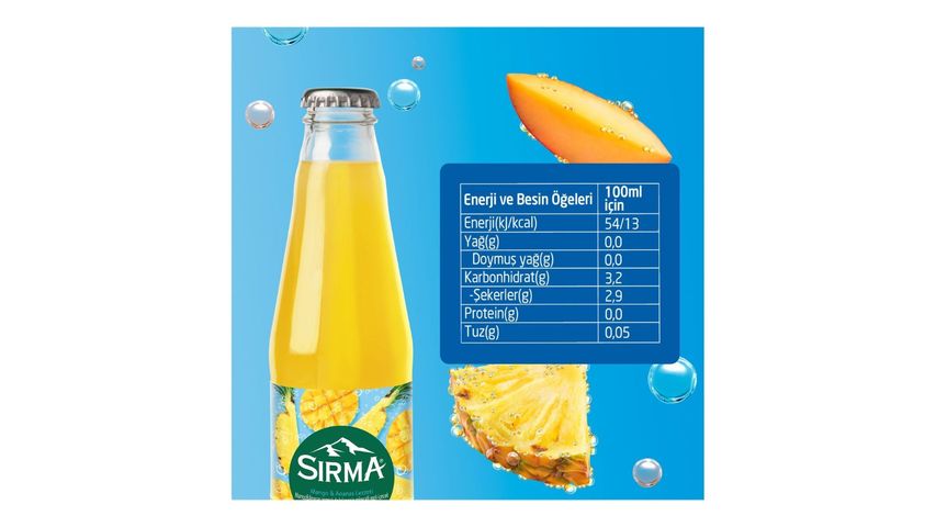 Sırma C+ Mango & Ananas Maden Suyu 6x200 ml