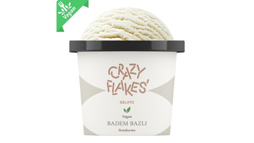 Crazy Flakes Gelato Vegan Almond Ice Cream 180 ml