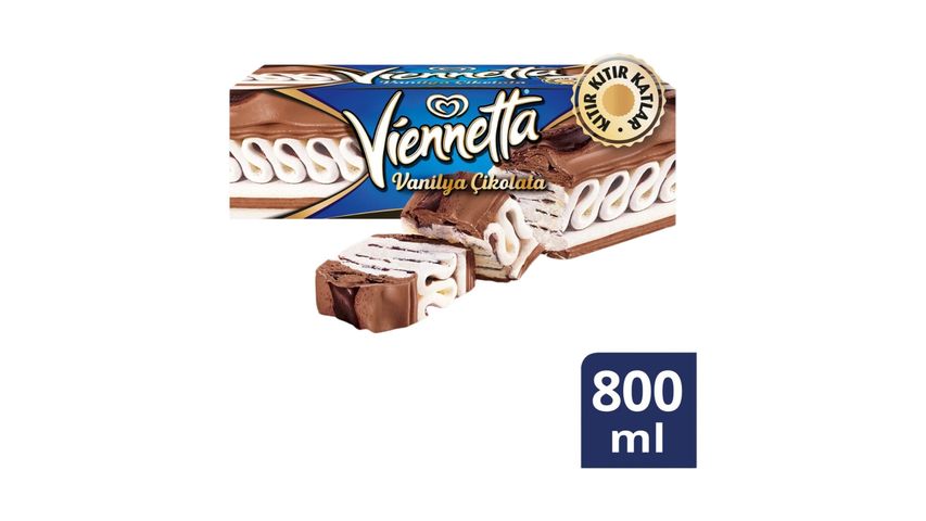 Algida Viennetta Çikolata & Vanilya 800 ml