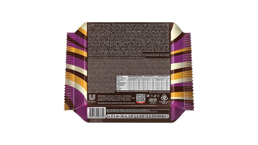 Algida Magnum Mini Double Chocolate, Black Mulberry & Caramel 6-Pack