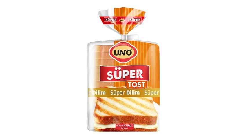 Uno Super Sliced Toast Bread 470 g