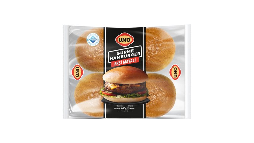 Uno Gurme Hamburger Ekmeği 4 x 110 g