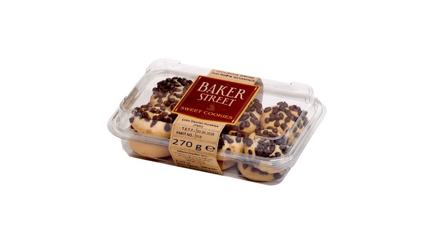 Baker Street Çoko Damlalı Kurabiye - Tatlı 270 g