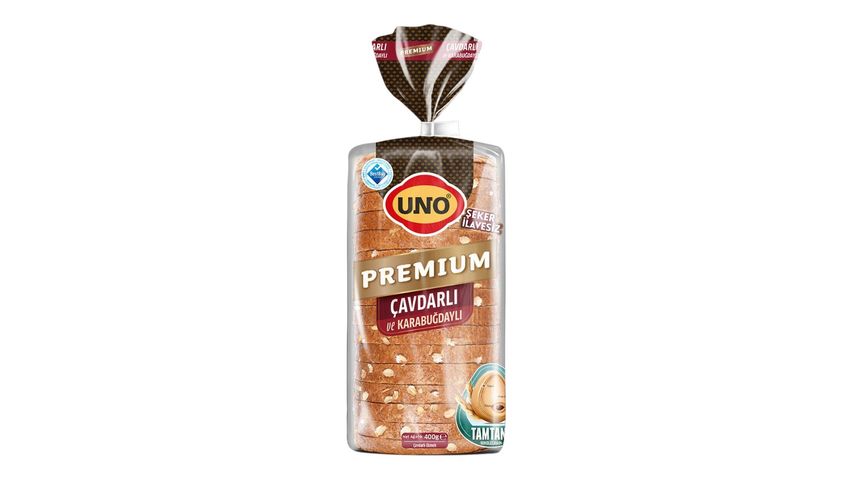 Uno Premium Çavdarlı & Karabuğdaylı Ekmek 400 g