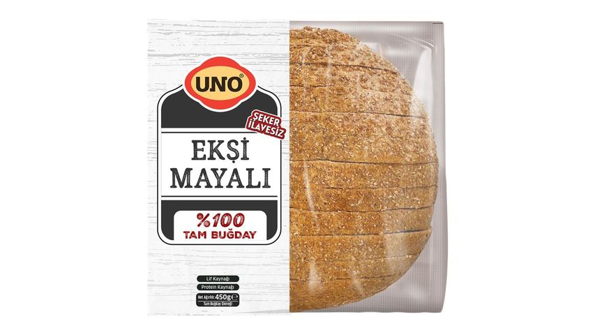 Uno Sourdough Whole Wheat Bread 450 g