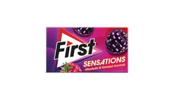 First Sensations Raspberry Black Mulberry Flavored Chewing Gum 27 g