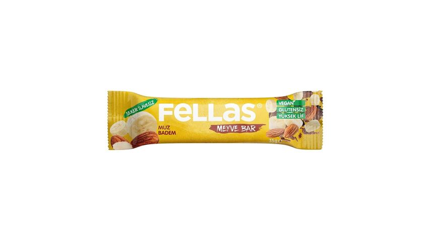 Fellas Muzlu ve Bademli Meyve Bar 35 g