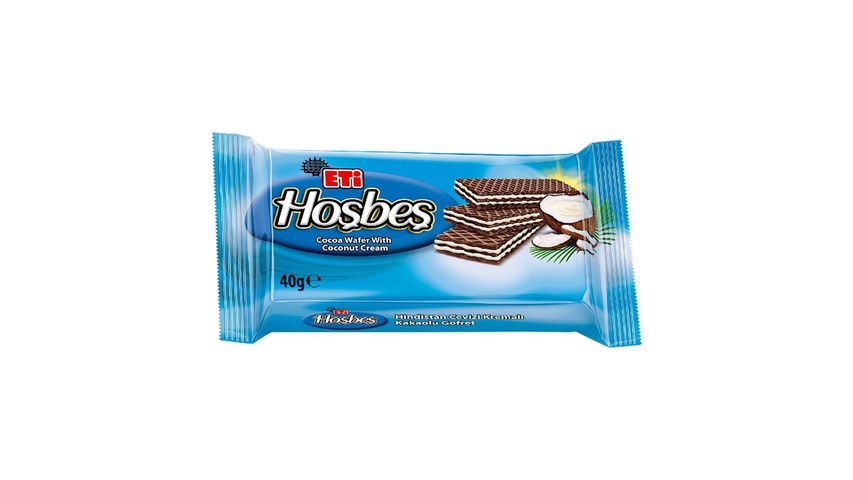 Eti Hoşbeş Coconut Cream Cocoa Wafer 40 g