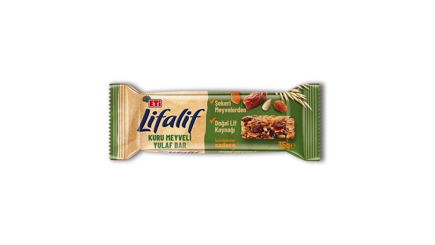 Eti Lifalif Kuru Meyveli Yulaf Bar 35 g