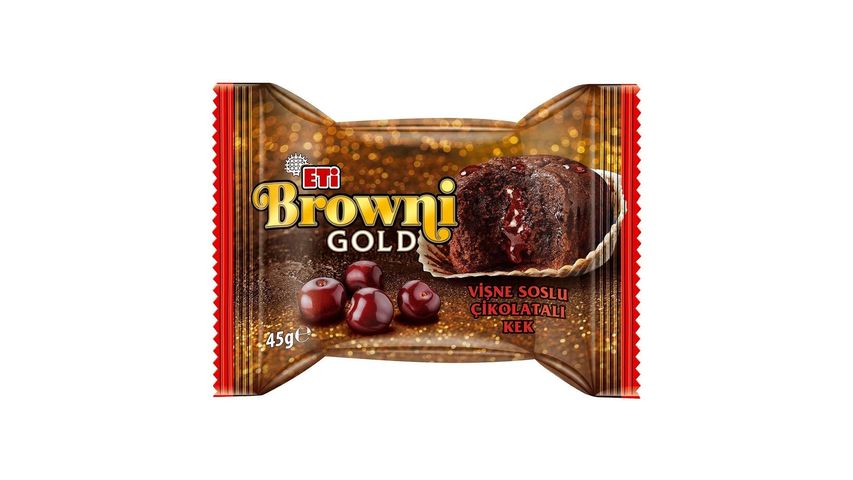 Eti Browni Gold Vişneli Çikolatalı Kek 45 g
